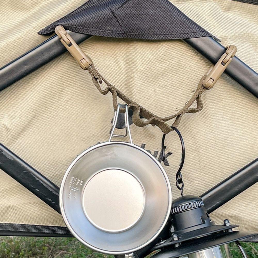 New Campsite Storage Strap Soft Durable Camping Hanging Rope Polyester Cotton Portable Tent Clothesline Outdoor Camping