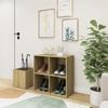 VidaXL Shoe Cabinet Sonoma Oak 105x35.5x70 Cm Particleboard