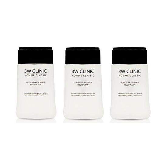 3W CLINIC Homme Classic Essential Skin(Toner), Lotion 150ml (7 Options)