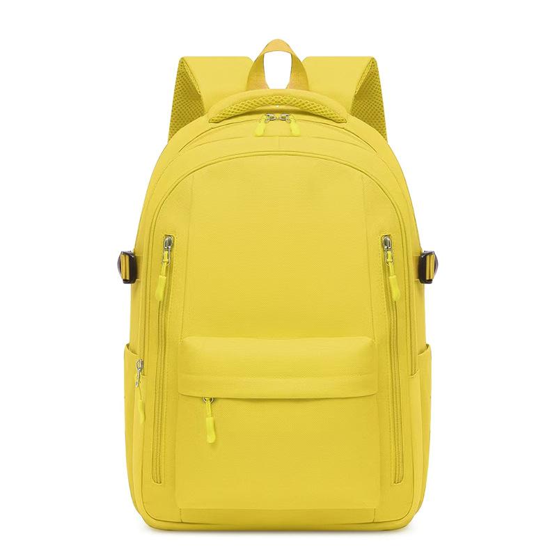 School bag, high-value backpack, casual for junior high school students, simple and light commuting, versatile and large capacity