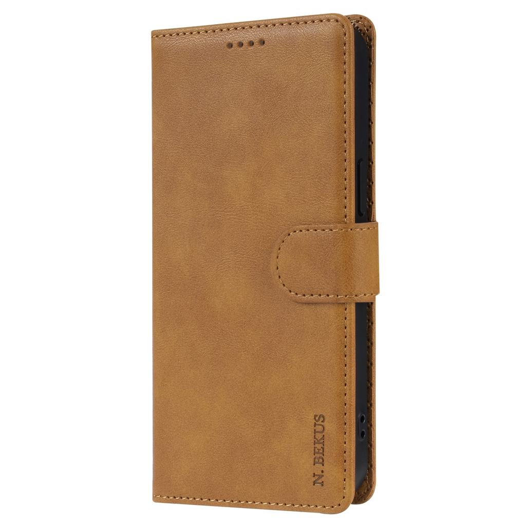 For iPhone 14 Pro Max Case PU Leather Magnetic Clasp Shockproof Cover