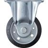 Hammer Caster Fixed Rubber B Wheel 100mm 420SR-RBB100