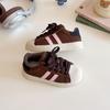 Children's Shoes 2025 Spring and Autumn New Shell Head Board Shoes Korean Version Girls Soft-soled Students Casual Shoes Boys 2025