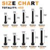 450Pcs Black Cylindrical Hexagon Socket Bolt Combination