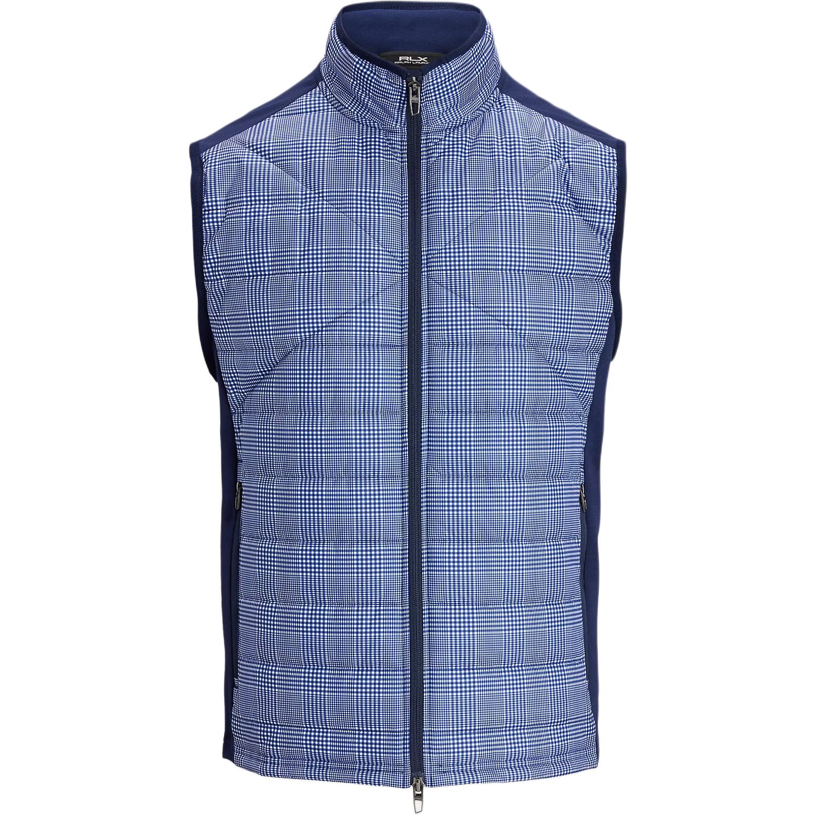 

Polo Ralph Lauren SS25 Жилет с воротником-стойкой и эластичной молнией Мужской жилет Синий 785A70690-001 M