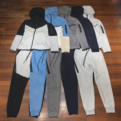 2024 Men's Casual Hooded Sports Suit with Side Zippers