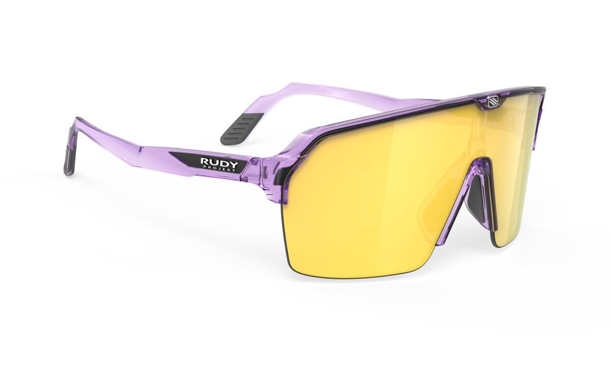 RUDYPROJECT Spinshield Air Crystal Lilac Laser Lens 147mm Sunglasses, Gloss/Multi Gold, SP845765-0000, Width