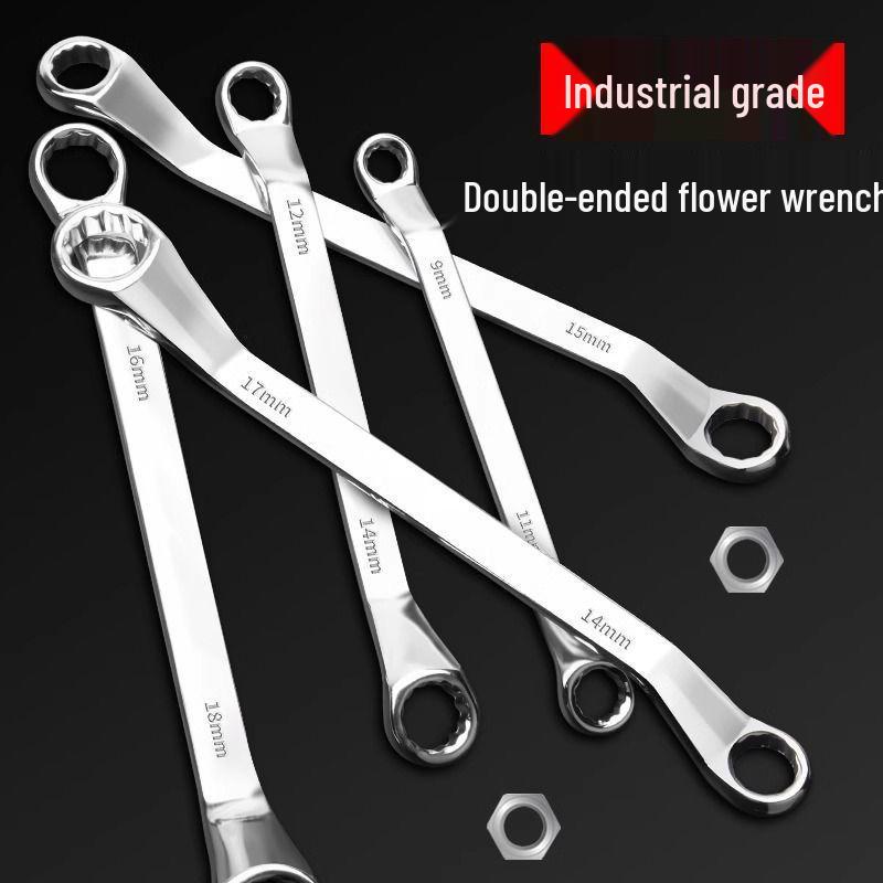 Double-Ended Extended Multi-Function Hexagon Box Wrench Set for Auto Repair