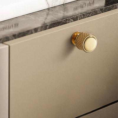 Zinc Alloy Cabinet Door Pulls Copper Finish Nordic Style Drawer Knobs Black Color Gold Finish Furniture Hardware