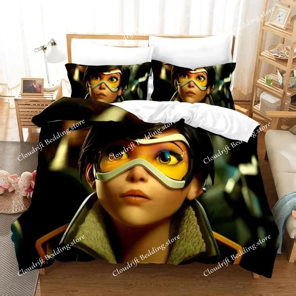 Duvet Cover Overwatch 3D Exquisite Game OW Digital Printing Bedding Set Comforter Bed Youth Home Decor Kids Boys Gift