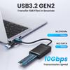 M.2 Mobile Hard Easy Drive Cable Nvme Protocol With Type C 3.2 For 2230 2242 2260 2280 22110 External M.2 Hard Drive