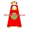 Kids' 3D Superhero Cape Costume for Halloween & Parties