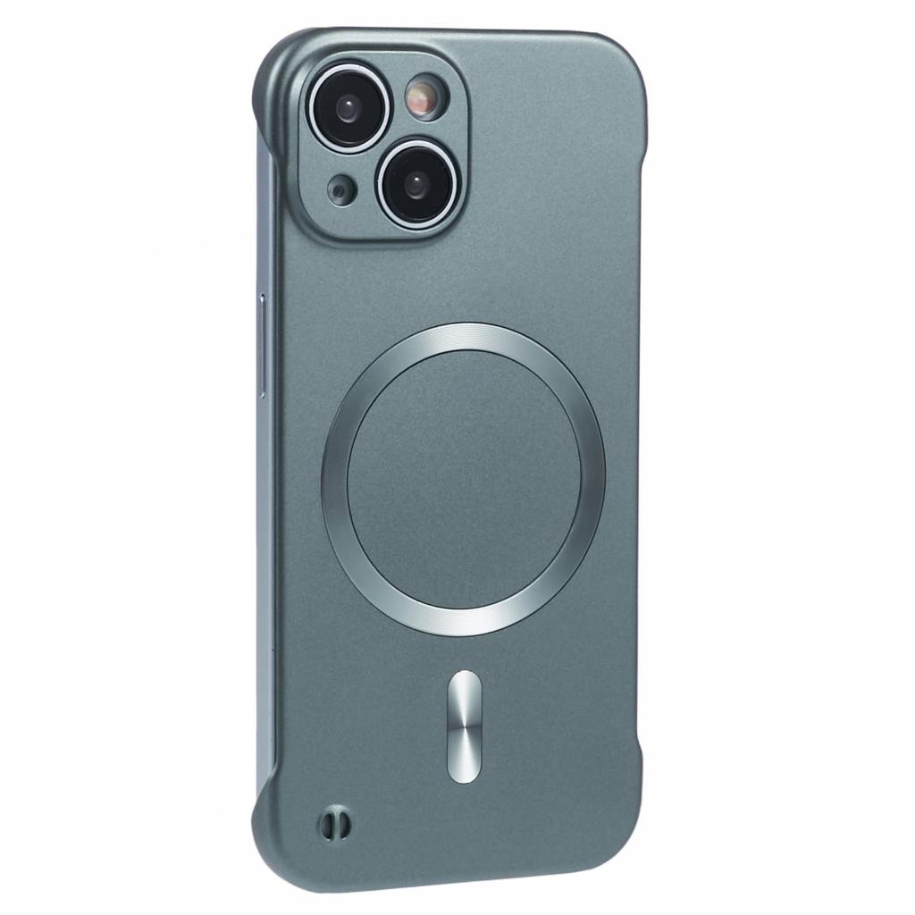 For iPhone 15 Case Compatible with MagSafe Hard PC Frameless Phone Cover
