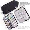 Multifunctional Zipper Pencil Box 3 Layer Stationery Organizer  School Supplies