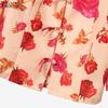 ZANZEA Women Casual Square Neck Summer 3/4 Sleeve Floral Blouse