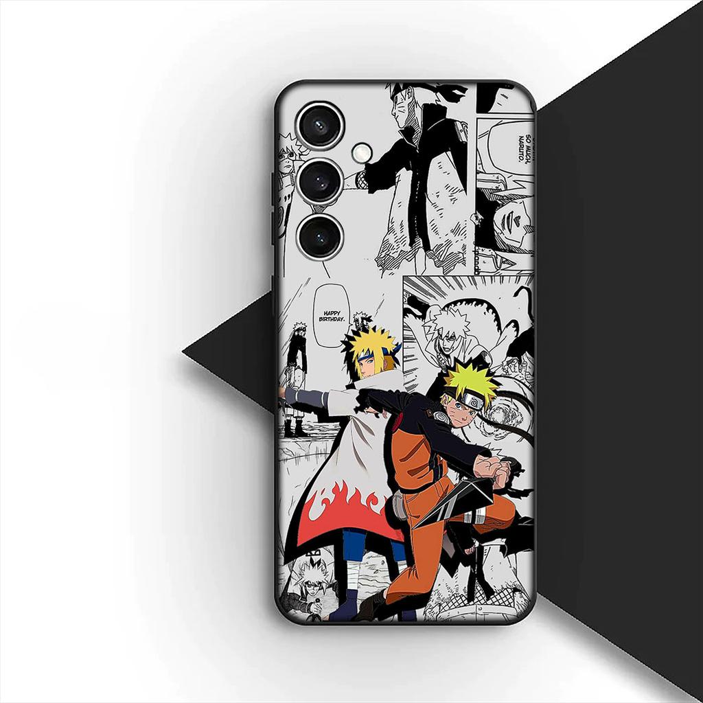 Minato Narutos Namikaze Sasuke Phone Case for Samsung Galaxy S20 S22 S21 FE Ultra Plus A07 A17 A15 A16 A25 A57 A37 Cover