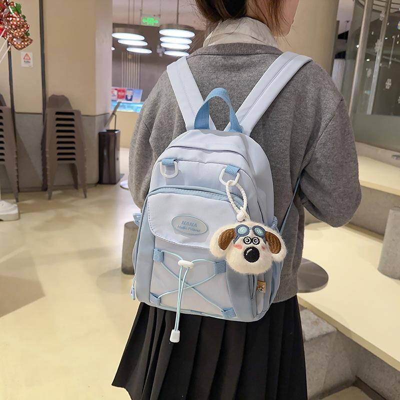 Colored Middle School Student Schoolbag Women's Campus Backpack Large Capacity Travel Backpack