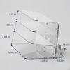 Keyboard Mice Storage Rack Computer Holder Shelf Acrylic Desktop Organizer