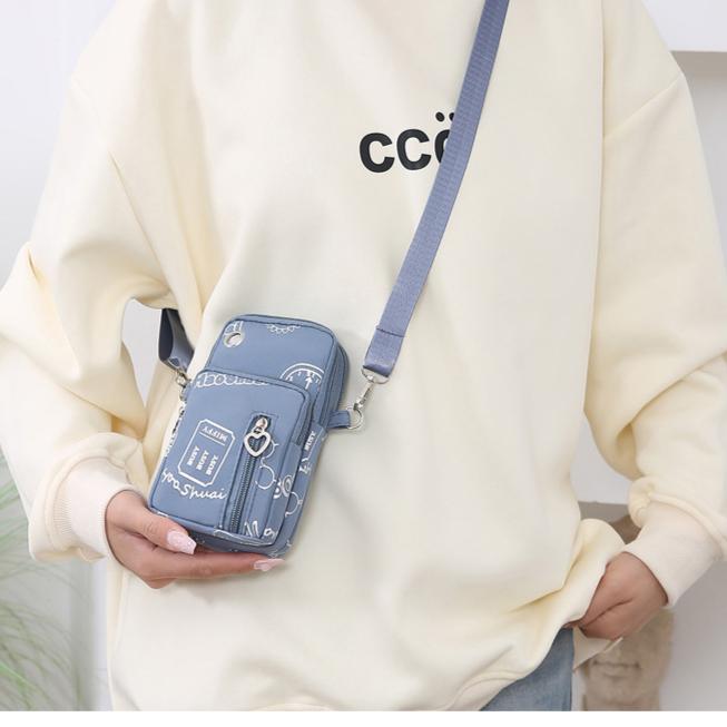 Mobile Phone Bag, Women's Oxford Cloth 2025 New Arm Bag, Sports Fashion Versatile Outdoor Fitness Wrist Bag, Cycling Bag