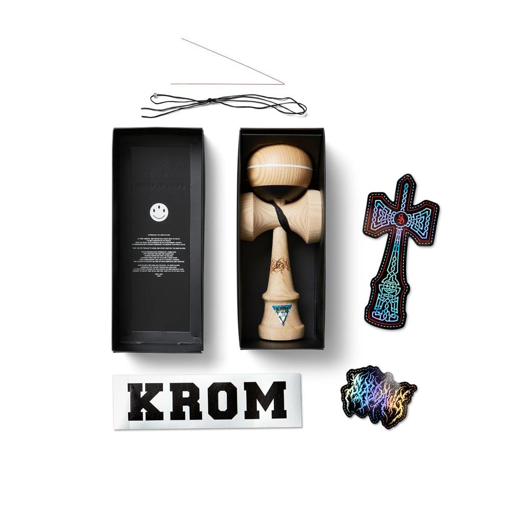 Kendama KROM Chrome SLAYDAWG ECLIPSE RFS Clear Sticky Paint