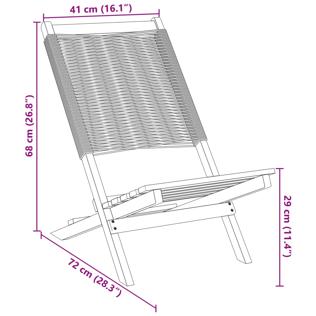 Garden Chairs 2 pcs Grey Solid Acacia Wood and Polypropylene