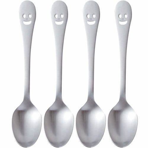 Nagao Tsubame-Sanjo Nico Teaspoons, Set of 4, 13.7cm, NY-4, Made In Japan