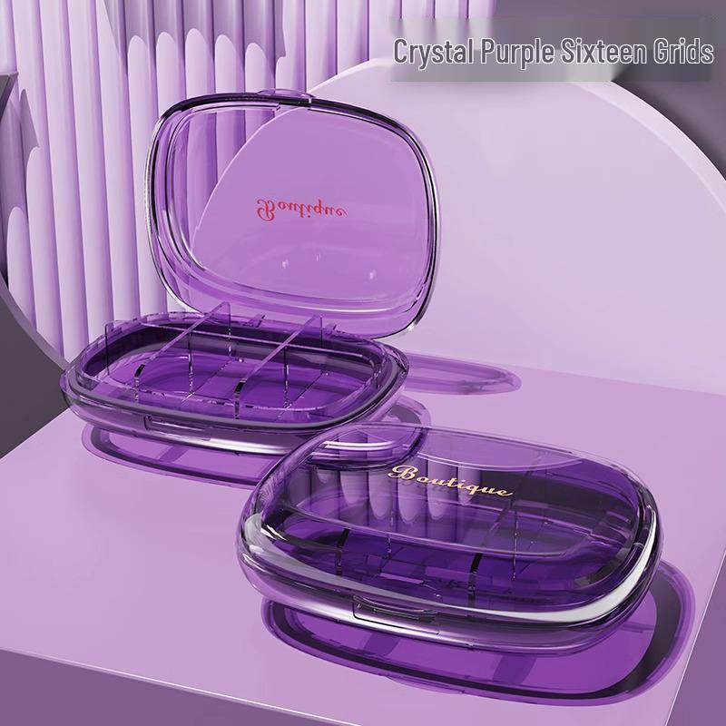 7-Day Portable Pill Organizer: Large Capacity, Morning-Noon-Evening Compartments, Compact Weekly Dispenser