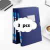 Set of 3 Thick A4 File Storage Boxes for Organizing Documents, Office Supplies, And Folders