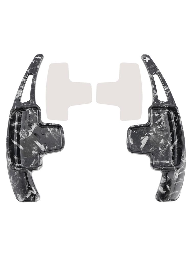 

Steering Wheel Paddle Shifter For Mercedes-Benz A C E ML 12-15 Black Forged Pattern