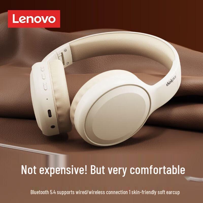 Lenovo ThinkPlus TH30 Bluetooth 5.4 Noise-Cancelling Over-Ear Headphones
