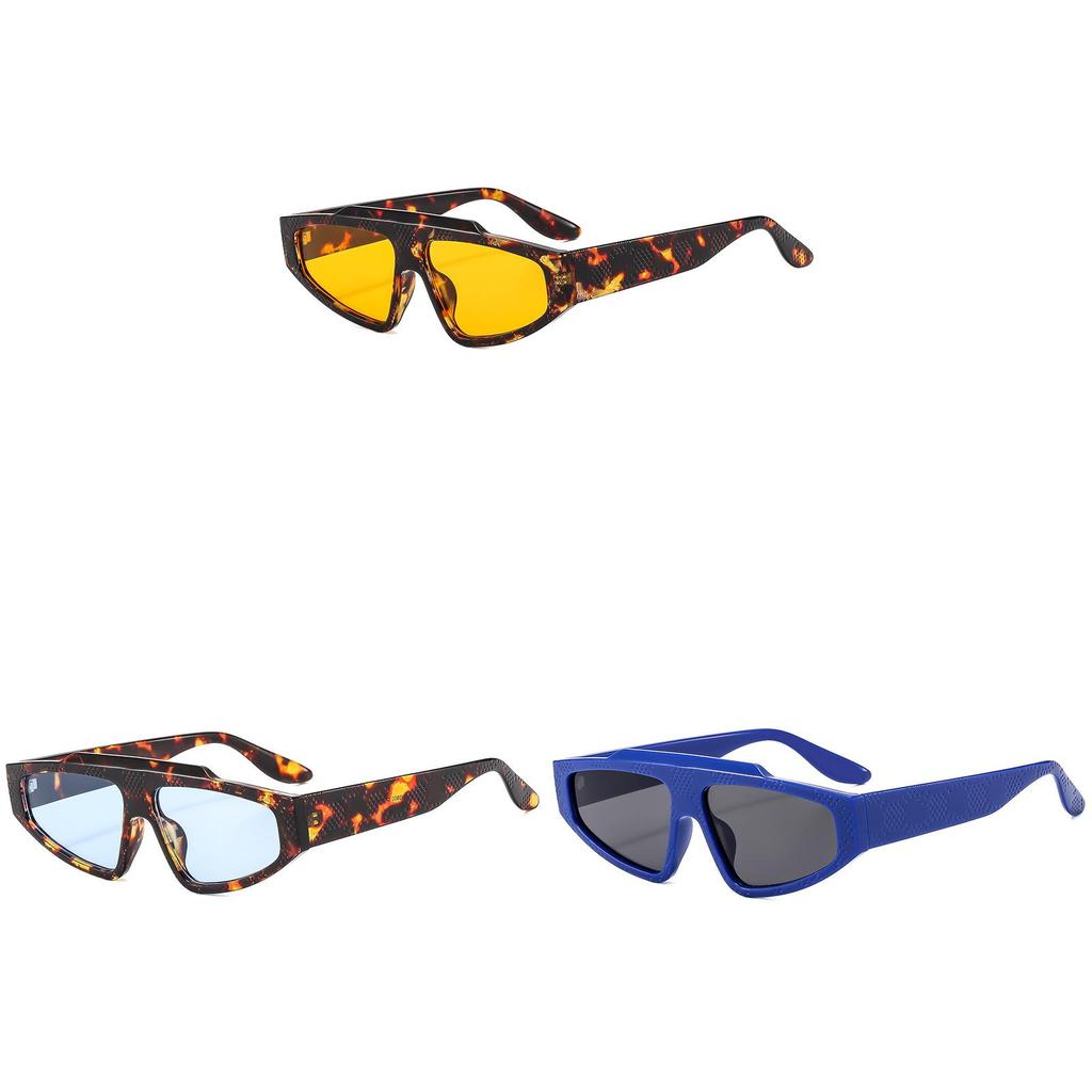 Triangular Sunglasses For Men And Women Uv400 Fashion Outdoor Eyewear With Gray Lenses For Street Style