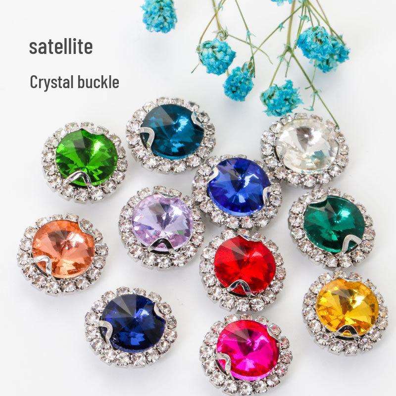 Hand-Sewn Crystal Claw Rhinestones for DIY Jewelry & Clothes Accessories