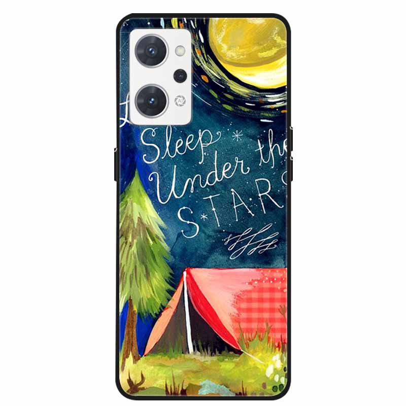 For Oppo Reno 7A 9A Case Phone Cover Soft Silicone Shockproof TPU Funda On For Oppo Reno9 A 5G Protection Capa Reno7 A / Reno9A