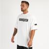 T-shirt allentata casual da uomo in cotone a maniche corte T-shirt top estate palestra fitness camicia solida uomo corsa abbigliamento sportivo da allenamento