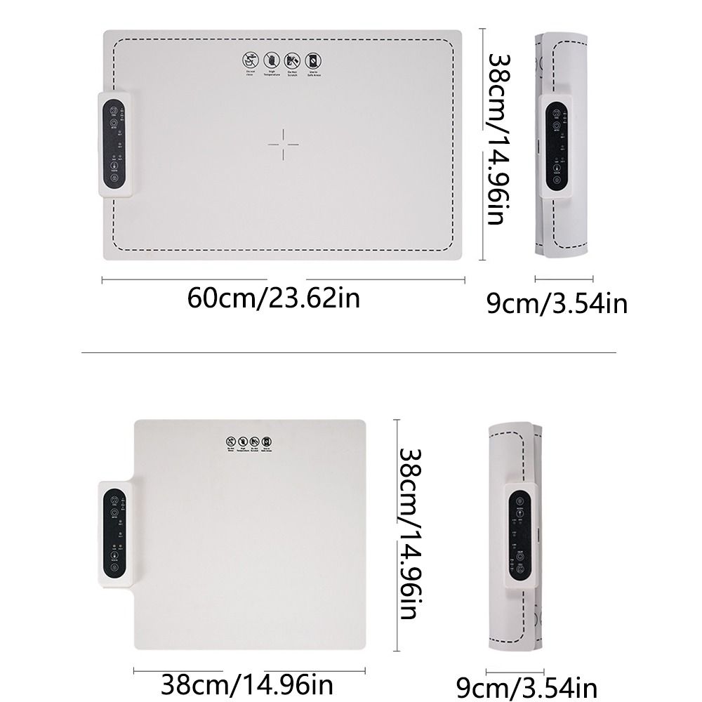 Foldable Food Warm Tray 3 Modes Silicone Food Warmer Mat Electric Insulation Board  Dining Table