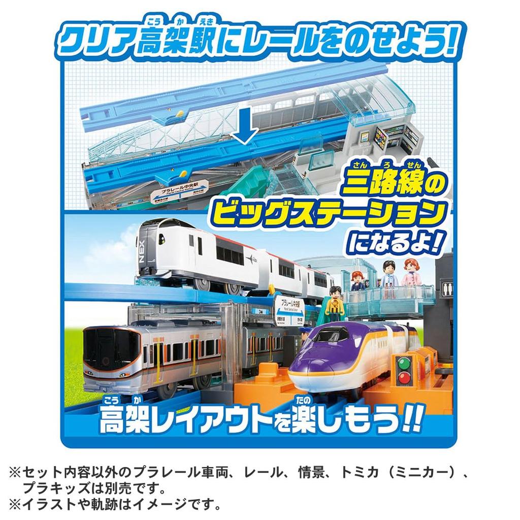 TAKARA TOMY Plarail Lever Action Big Station Train Toy Ages & Sound! 3+