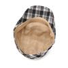 Plaid Beret Spring Summer Thin Men's Forward Hat Women's Newspaper Hat British Cap