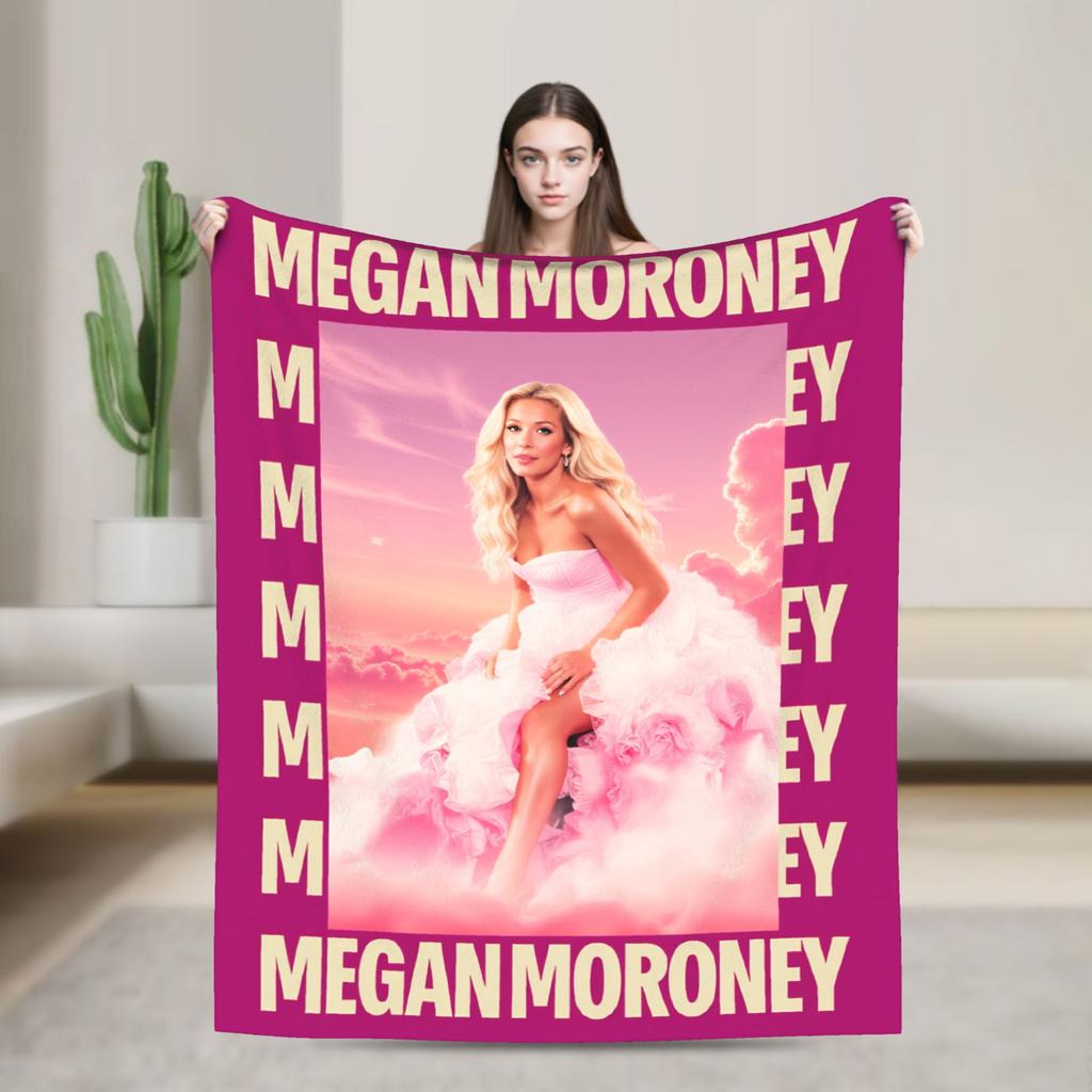 Megan Moroney Singer Cloud 9 Album Comfortable Blanket Pattern Throw Blanket Living Room Flannel Bedspread Sofa Bed Cover