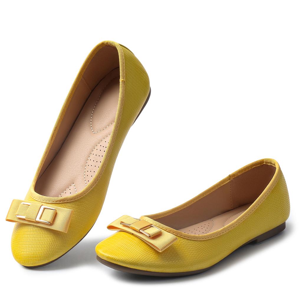 Scarpe da Passeggio da Donna Primavera e Autunno Traspiranti Slip-On Morbide Comode e Leggere Eleganti Punta Tonda Scarpe Piatte da Donna