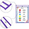 10X File Folder Document Bag Reusable Sheet Protectors for Classroom Teacher Student Office Supplies 10 Colors