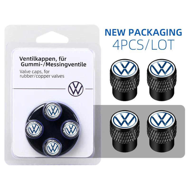 

VW GTI GOLF 2026 Hot For VW VOLKSWAGEN 4Pcs Car Wheel Tire Valve Caps For Volkswagen VW Golf 4 5 6 7 Jetta Polo Caddy GTI Bora M