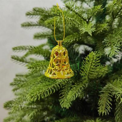 Christmas Decor Set: Tree Ornaments, Bells & Clock (12 Pieces)