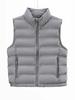 Autumn and winter glue-pressed locking vest, women's stand-up collar sleeveless cotton clothing vest, physical stall to get goods