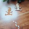 Gnome Stencil Footprints Gnome Door Accessories Christmas Gnome Elf Christmas Decorations Footprint Template
