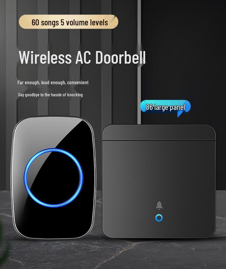 Two-in-Three Wireless Doorbell with Remote Control - EU, UK, AU Specs