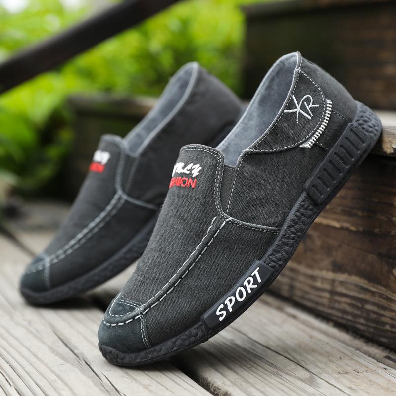 Summer Shoes Men's 2025 New Breathable Canvas Shoes Men's Versatile Casual Shoes Old Beijing Cloth Shoes Work Shoes Men