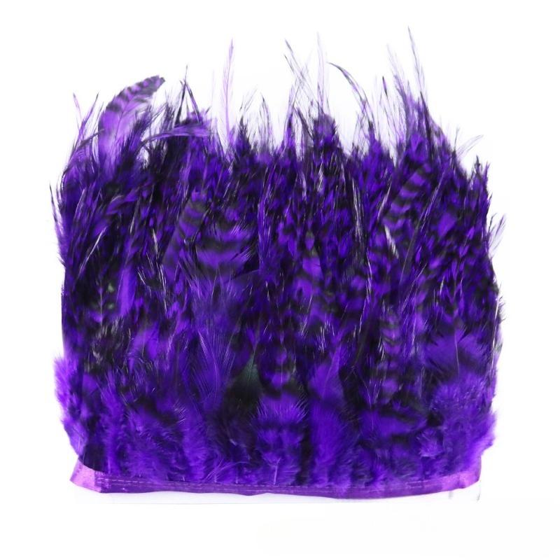 8 Color Rooster Feather Trim Fringe 4-6inches 10meter Quality Soft Cock Plumage Ribbon for Sewing Festivals Skirt 10Meter