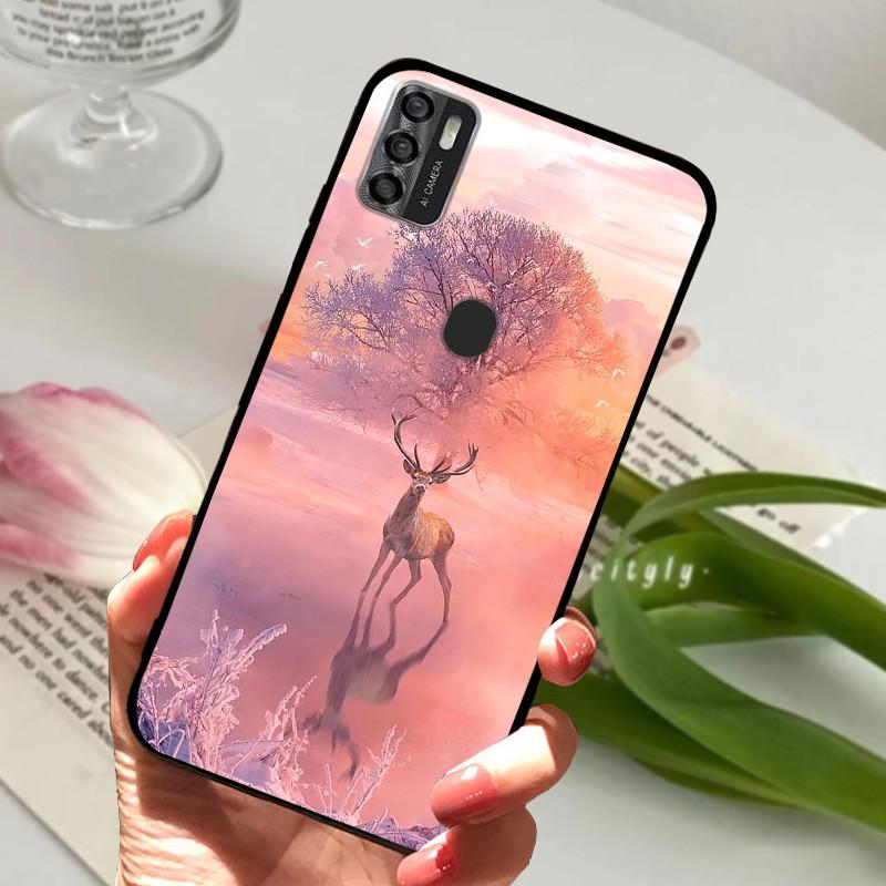 For ZTE Blade A7s 2020 Case 6.5'' Cool Painted Cover Soft Silicone Phone Case For ZTE Blade A7s 2020 A7020 Cover Back Coque Capa