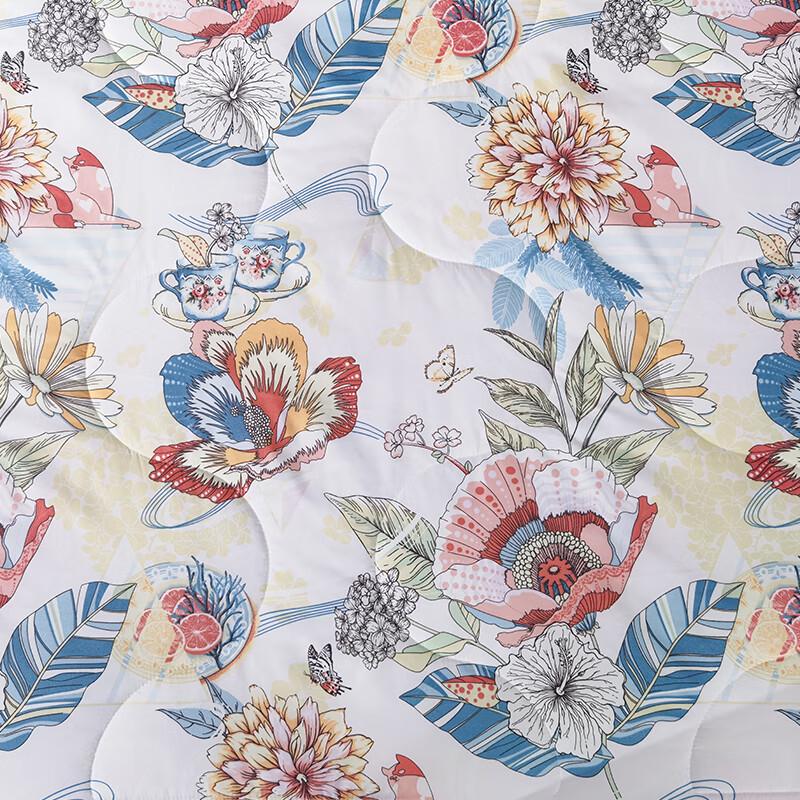 FUANNA Antibacterial Seven-Hole Printed Quilt