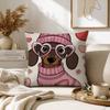 cartoon cute dachshund Pillow Case for Sofa Living Room Home office Decor Protective Cover